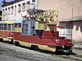 Oděský pracovní vůz přestavěný z tramvaje T3