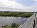 Pohled na Nogliki od řeky (2016)