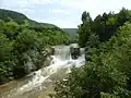 Vodopád na Kumě ve Stavropolském kraji