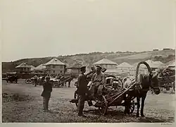 Návrat kozáků z trhu do vesnice Cimljanskaja, 1875–1876