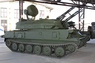 ZSU-23-4 v muzeu ruské vojenské historie