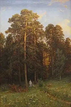 Na okraji borového lesa 1882