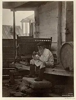 Kozák prodává cimljanské víno, 1875–1876