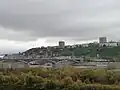 Pohled na most a Ďatlovy hory od Kanavina. V pozadí je vidět kreml.