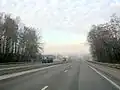E40 jako součást ukrajinské dálnice mezi Kyjevem a Žytomyrem