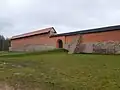 Vstup do hradu - současný stav