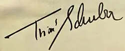 Beatrix Schubová – podpis
