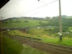 Trať v Karpatech