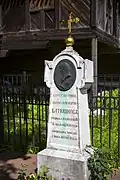 Básníkův hrob v klášteře svatého Spasitele-Priluckého