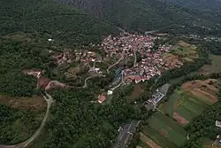 Pohled na vesnici Vrutok