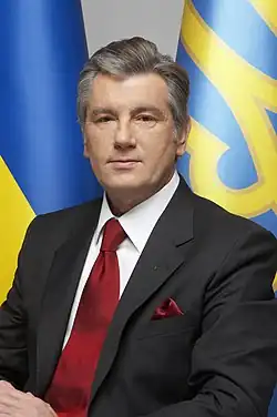 Viktor Juščenko Віктор Ющенко (březen 2008)