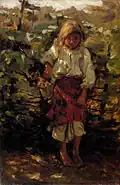 Fotij Krasyckyj, Dívka u plotu (1898)