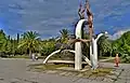 Sochařská kompozice Moře (Море) z roku 1969
