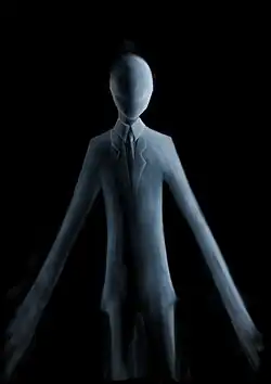 Umělecké ztvárnění Slender Mana