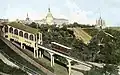 Obrázek horní stanice z roku 1905