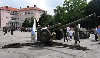Houfnice D-30 srbské armády
