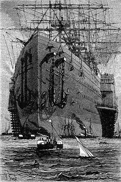 Parník Great Eastern, Fératova ilustrace