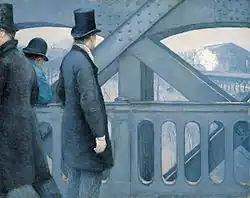 Gustave Caillebotte, Na Mostě Evropy, 1876-1877