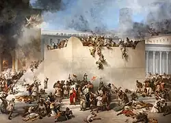 Francesco Hayez, Zničení Jeruzalémského chrámu