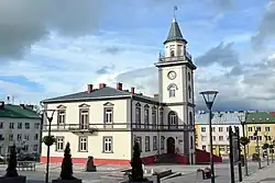 Budova radnice na náměstí