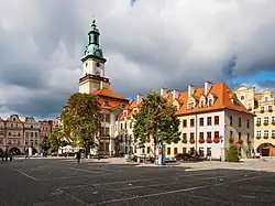 Radniční náměstí se "špalíčkem" a radnicí