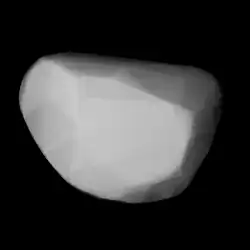 3D model asteroidu Masaryk