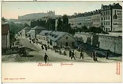 U dnešního Poštovního mostu v roce 1899