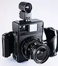 Dálkoměrná kamera Mamiya Universal na střední formát 6x9 cm