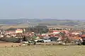 Pohled na Liteň od vrchu Mramor (na severovýchod)