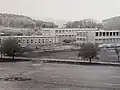 Výstavba základní školy v Komenského ulici.