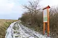 Informační panel zastavení Vodárna Liteň