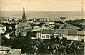 Kostel a okolí v roce 1906