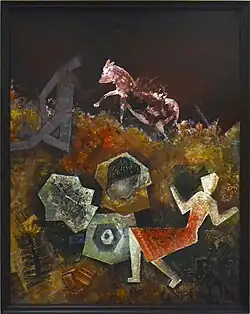 Krajina (1960), olej, GVU Cheb