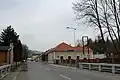 Ulice Na Krétě s rodným domem Františka Nepila