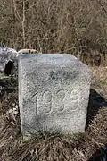 Bacín, kámen na vrcholu
