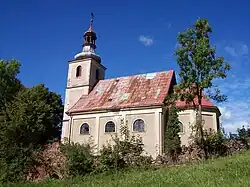Kostel svatého Martina od jihovýchodu