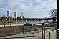 Promenáda mezi Labem a Saským zemským sněmem (Nová terasa)