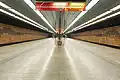 Nástupiště stanice metra