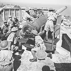 14. pluk Pobřežní baterie, Královské dělostřelectvo, Haifa