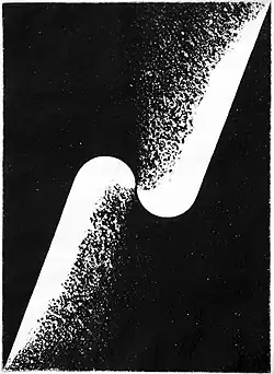 Písečná segmentová diagonála, kolografie, 1963