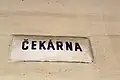 Označení čekárny