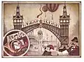Vstupní brána na Jubilejní zemskou výstavu v Praze 1891