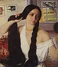 Portrét Olgy Konstantinovny Lansere (1910)