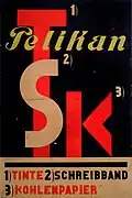 Plakát pro firmu Pelikan, 1924