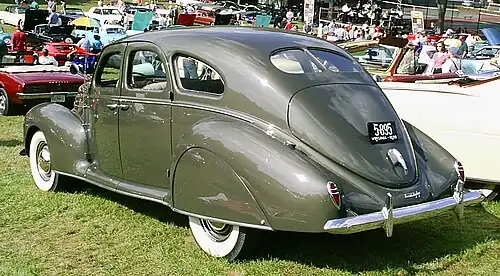 Vyráběný Lincoln-Zephyr sedan, modelová řada 1939