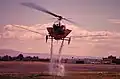 Práškovací vrtulník Bell 47G
