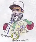 Ženisté (sapeurs); příslušníci cizinecké legie tradičně nosí dlouhé vousy (jsou jim tolerovány)