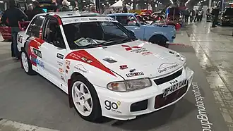 Lancer Evo III v barvách Ralliart