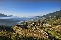 Rýžové terasy v Lung-šengu