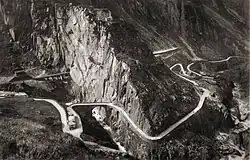 Schöllenen v roce 1953